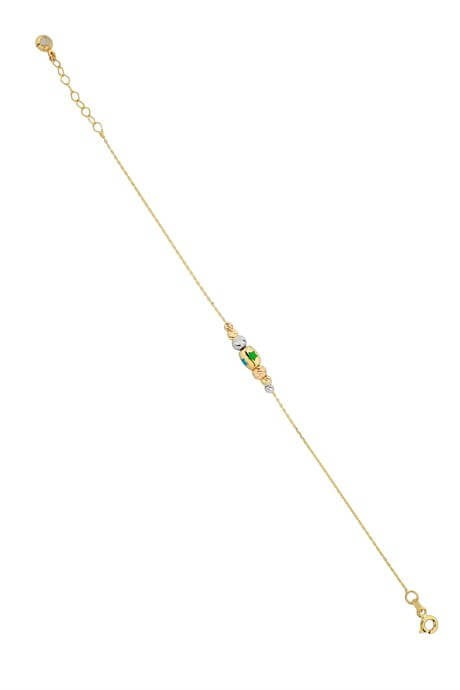 Pulsera de cuentas Dorica de oro macizo | 14K (585) | 2,21 gramos