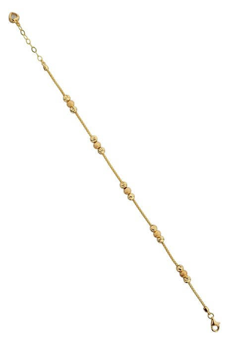 Bracelet en perles Dorica en or massif | 14K (585) | 3,35 grammes
