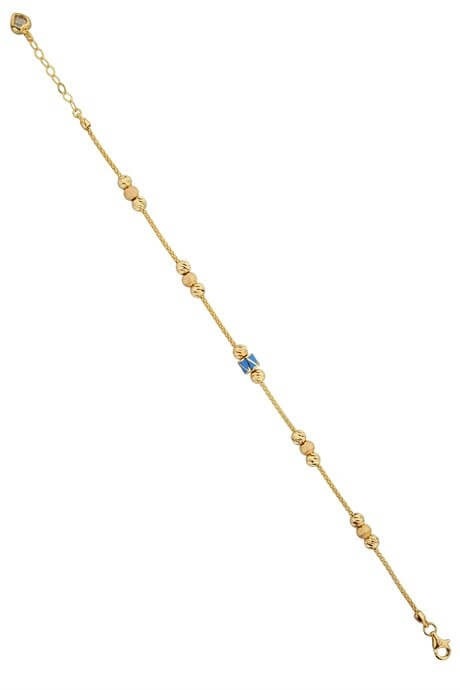 Bracelet en perles Dorica en or massif | 14K (585) | 3,65 grammes