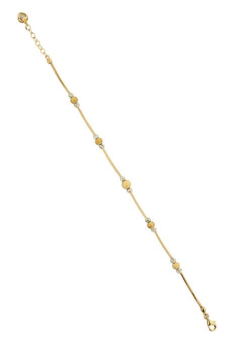 Bracelet en perles Dorica en or massif | 14K (585) | 3,44 grammes