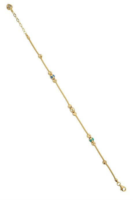 Bracelet en perles Dorica en or massif | 14K (585) | 4,02 grammes