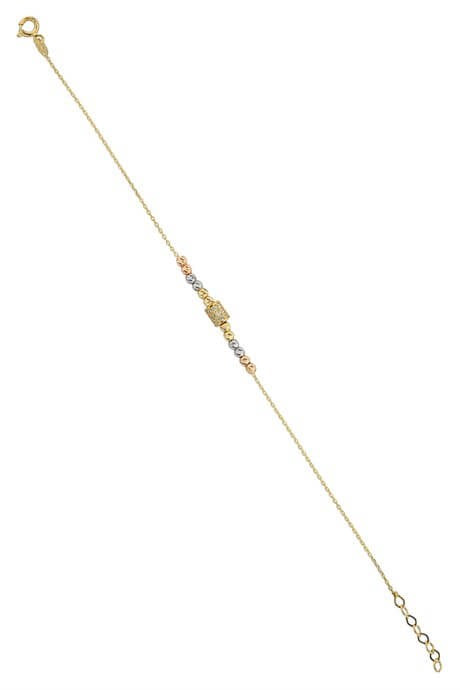 Bracelet en perles Dorica en or massif | 14K (585) | 1,53 g