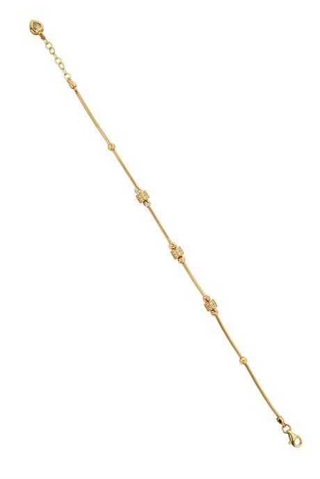 Solid Gold Dorica Beaded Bracelet | 14K (585) | 3.68 gr