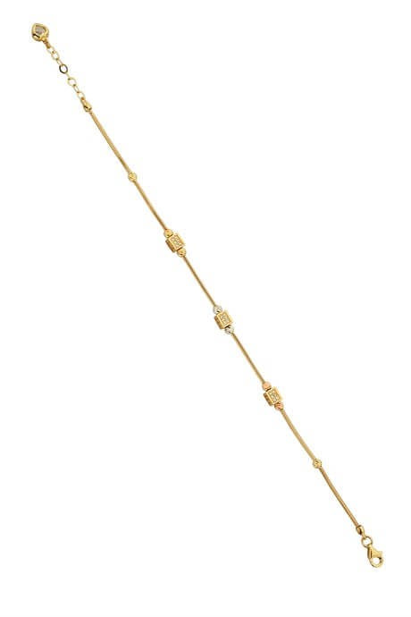 Solid Gold Dorica Beaded Bracelet | 14K (585) | 3.81 gr