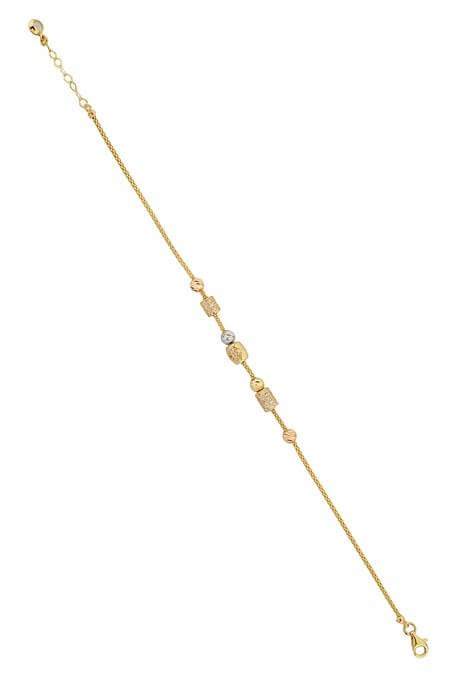 Bracelet en perles Dorica en or massif | 14K (585) | 3,91 grammes