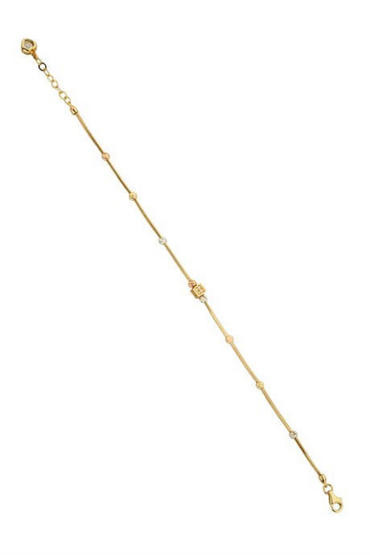 Solid Gold Dorica Beaded Bracelet | 14K (585) | 2.83 gr