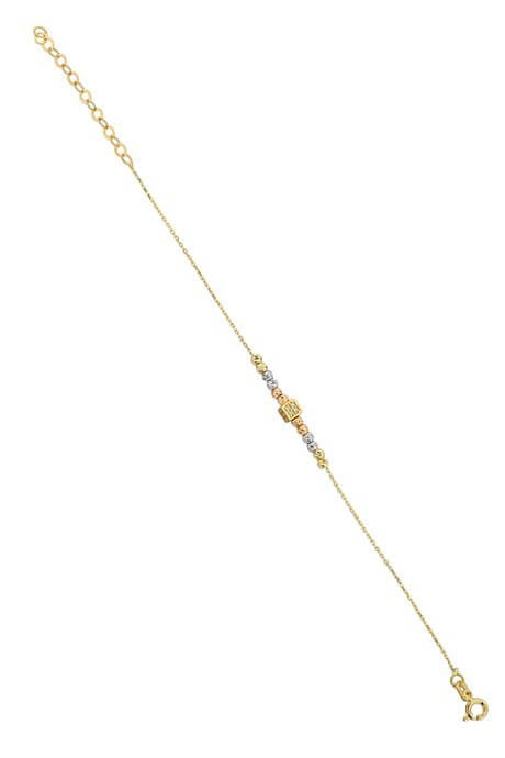 Solid Gold Dorica Beaded Bracelet | 14K (585) | 1.50 gr