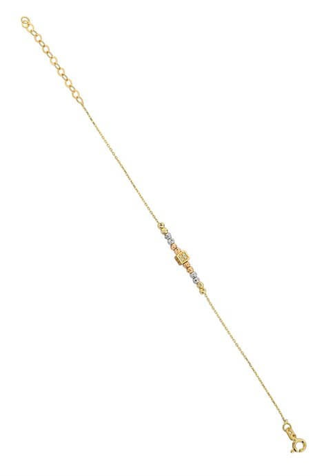 Pulsera de cuentas Dorica de oro macizo | 14K (585) | 1,50 gramos