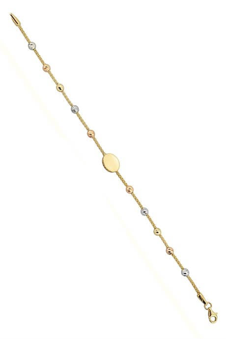 Bracelet en perles Dorica en or massif | 14K (585) | 3,51 grammes