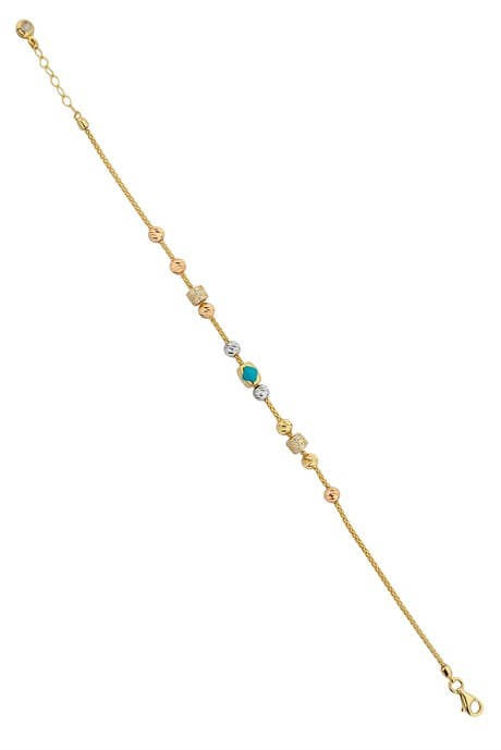 Bracelet en perles Dorica en or massif | 14K (585) | 3,89 grammes