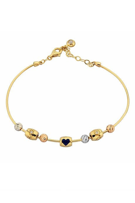 Bracelet en perles Dorica en or massif | 14K (585) | 5,72 grammes