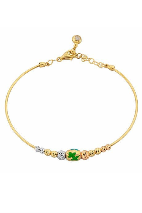 Bracelet en perles Dorica en or massif | 14K (585) | 3,87 grammes