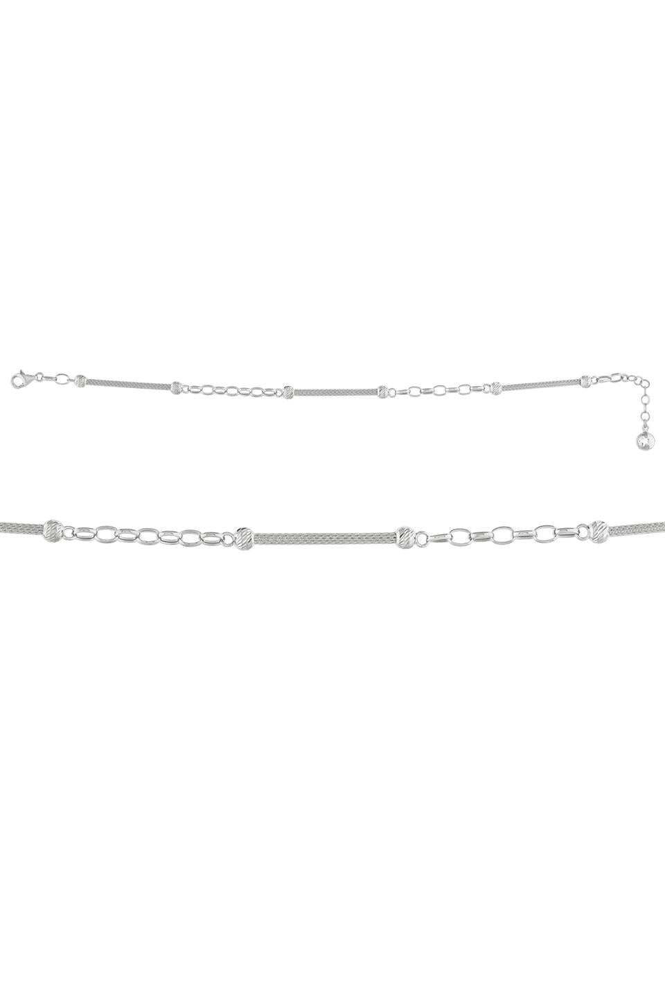 Pulsera de palo con cuentas Dorica de oro macizo