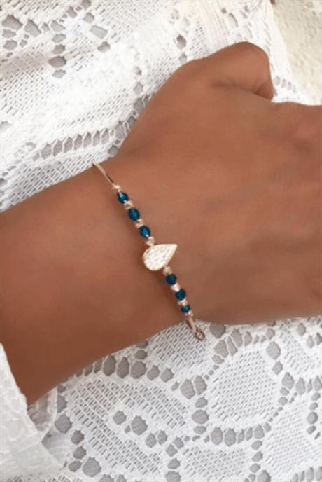 Bracelet goutte perlée Dorica en or massif | 14K (585) | 3,26 grammes