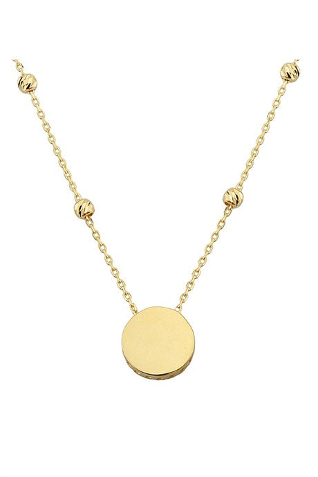 Collar con cuentas Dorica de oro macizo | 14K (585) | 1,93 gramos