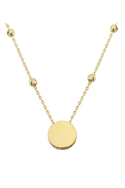 Collar con cuentas Dorica de oro macizo | 14K (585) | 1,93 gramos