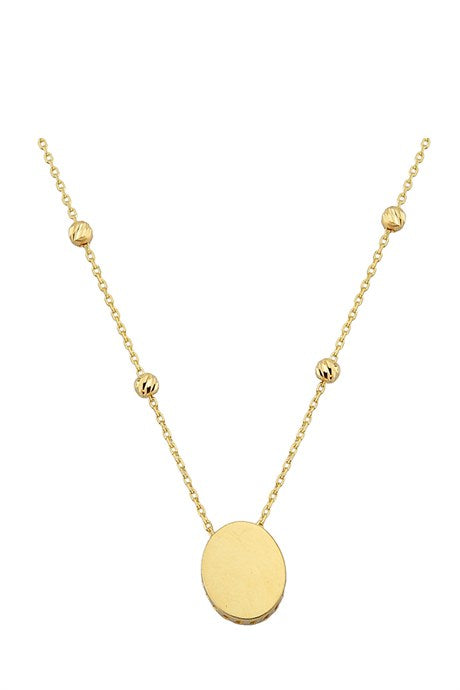 Collier de perles Dorica en or massif | 14K (585) | 2,05 grammes