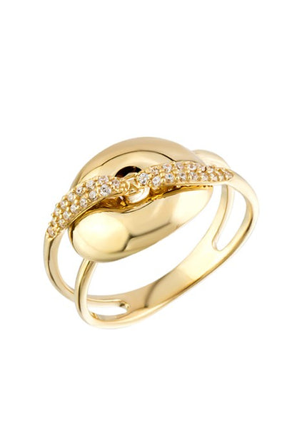 Bague design en or massif | 14K (585) | 3,32 grammes