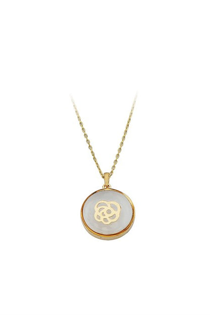 Solid Gold With Figure Necklace | 14K (585) | 2.15 gr