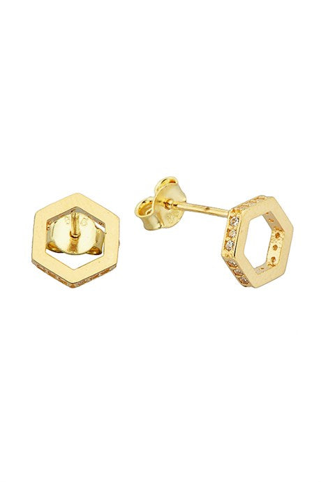 Solid Gold With Figure Earring | 14K (585) | 1.56 gr