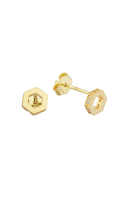 Solid Gold With Figure Earring | 14K (585) | 1.09 gr