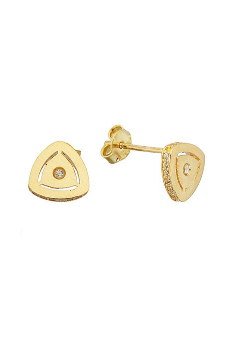 Solid Gold With Figure Earring | 14K (585) | 1.70 gr