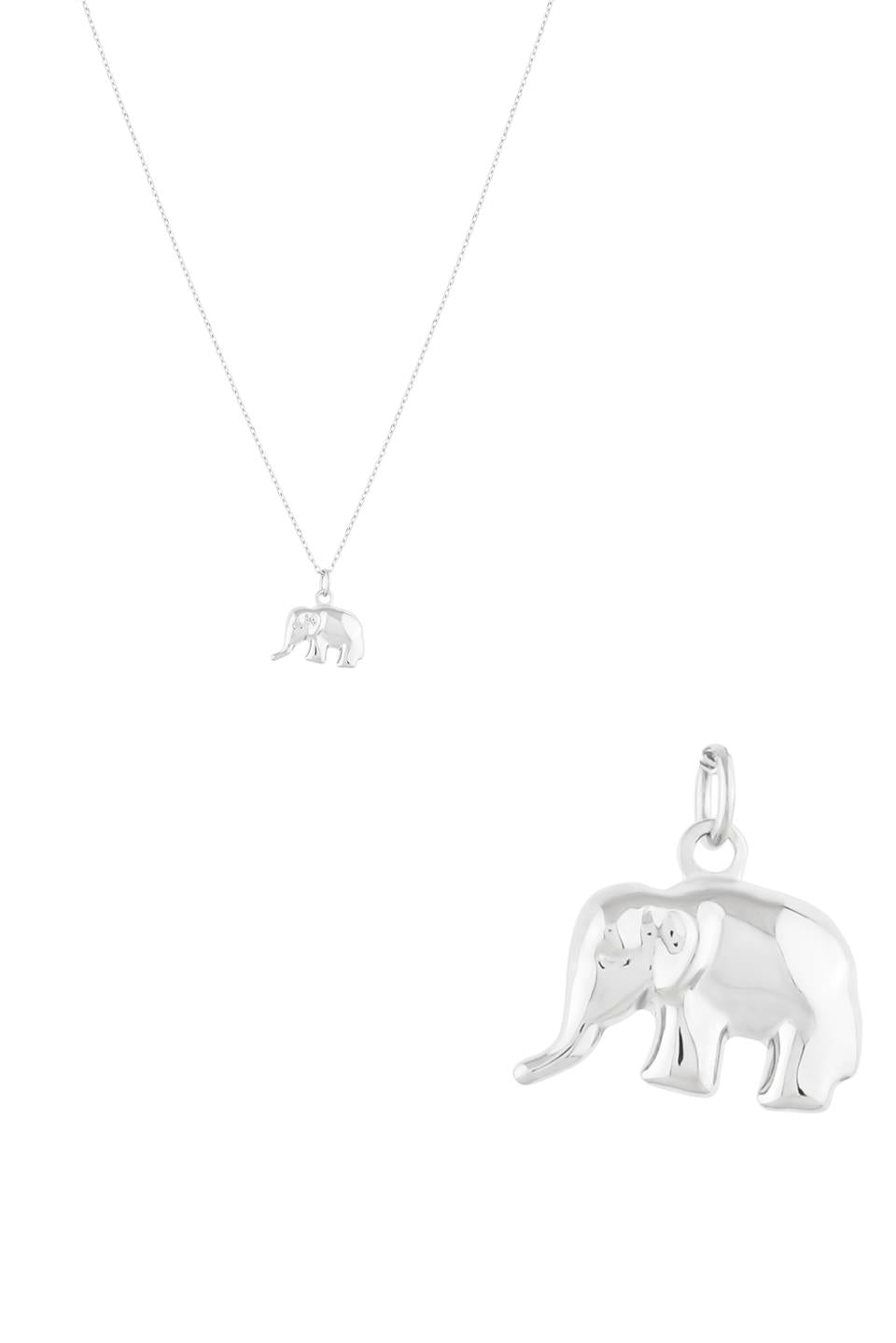 Collar de elefante de oro macizo