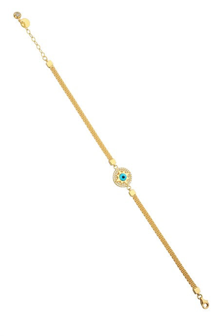 Bracelet oeil en or massif | 14K (585) | 6,80 gr