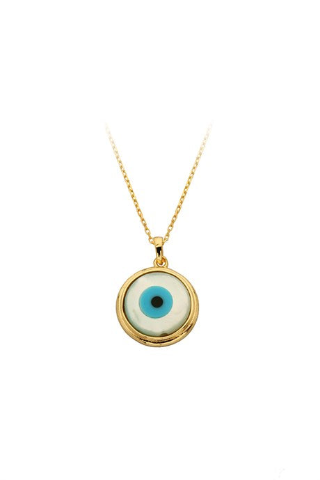 Collar de ojo de oro macizo | 14K (585) | 2,77 gramos