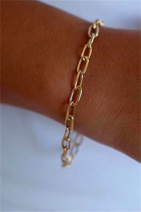Solid Gold Circle Bracelet | 14K (585) | 2.61 gr