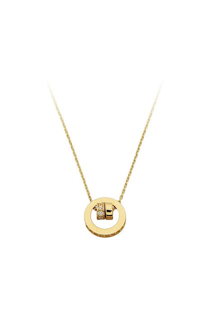 Collier cercle en or massif | 14K (585) | 1,73 g