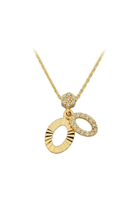 Solid Gold Circle Necklace | 14K (585) | 1.49 gr