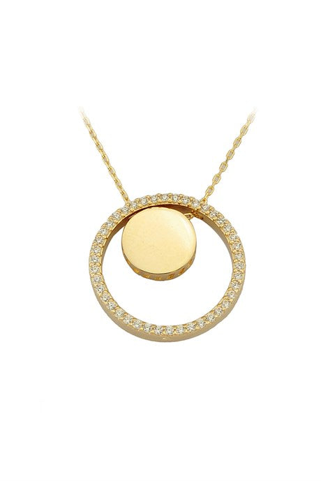 Collier cercle en or massif | 14K (585) | 2,96 grammes