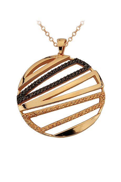 Solid Gold Circle Necklace | 14K (585) | 5.54 gr