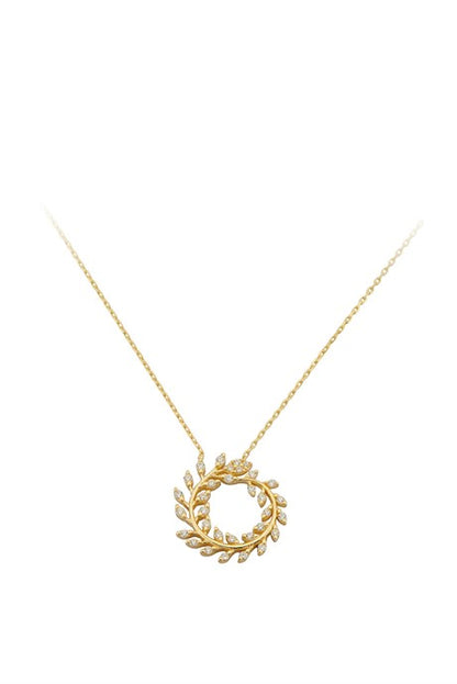 Collier couronne Helen en or massif | 14K (585) | 2,05 grammes