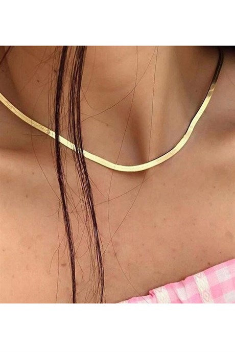 Solid Gold Flex Chain Necklace | 14K (585) | 9.69 gr