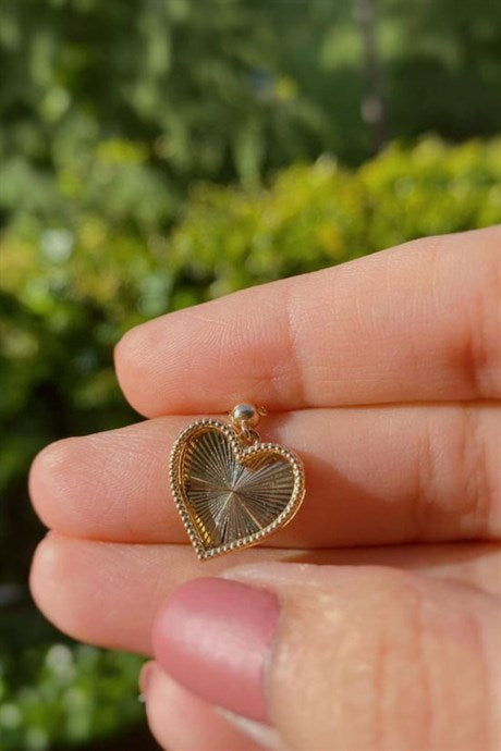 Solid Gold Heart Necklace | 14K (585) | 2.65 gr