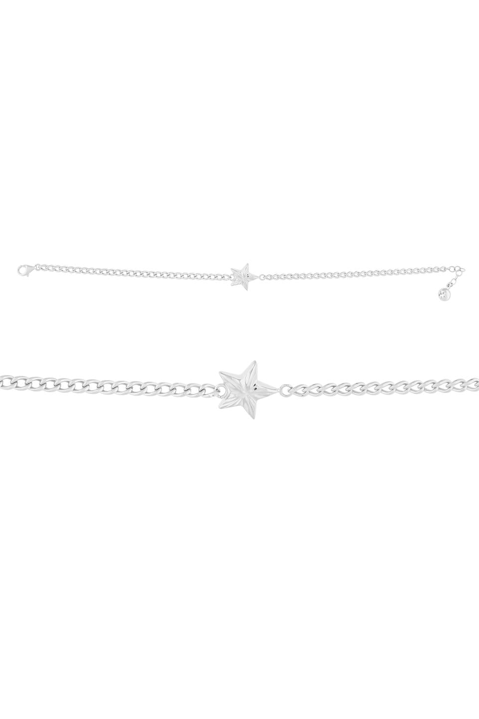 Solid Gold Star Bracelet