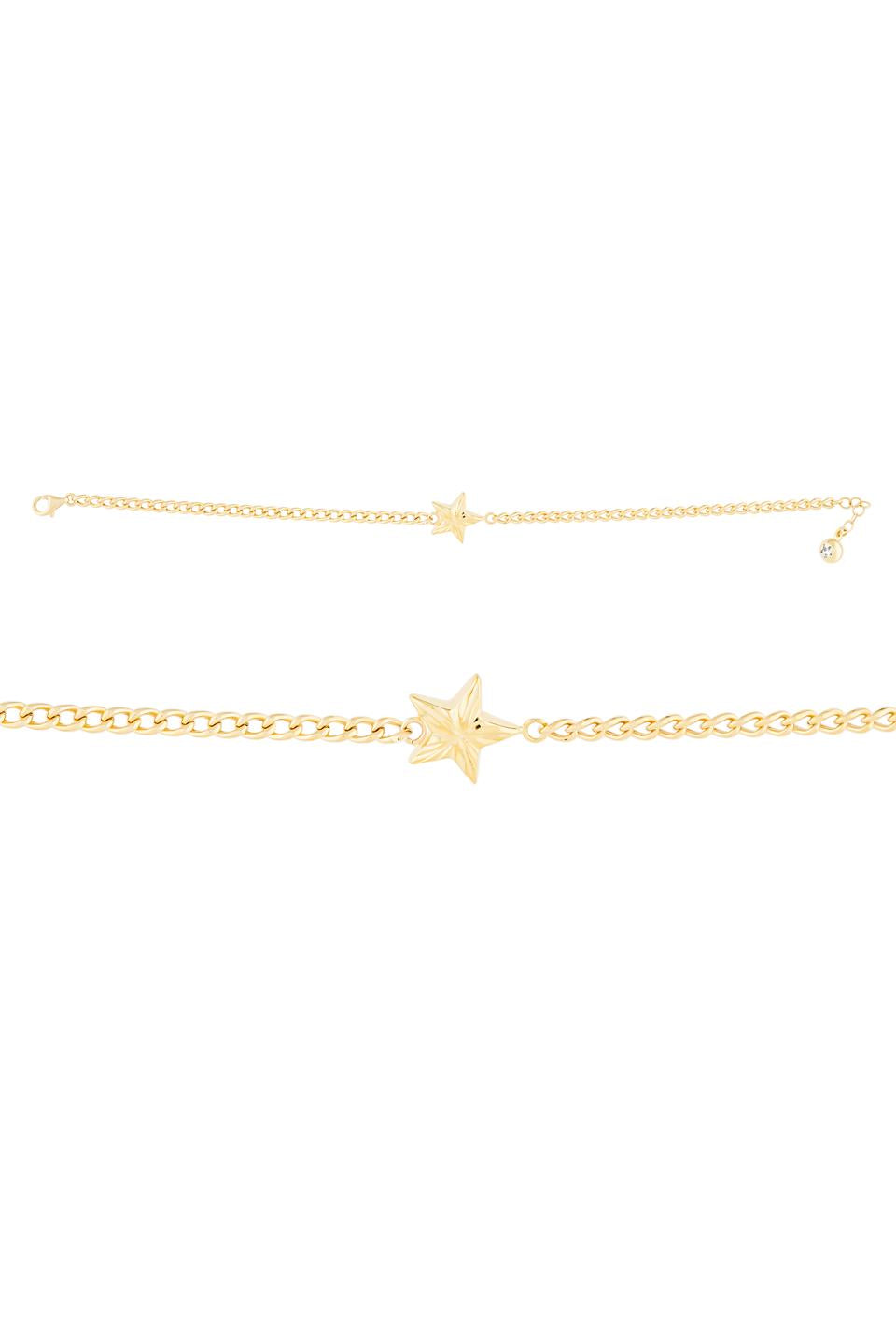 Solid Gold Star Bracelet