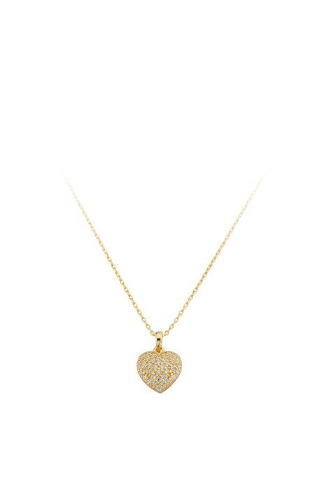 Collier coeur en or massif | 14K (585) | 1,68 g