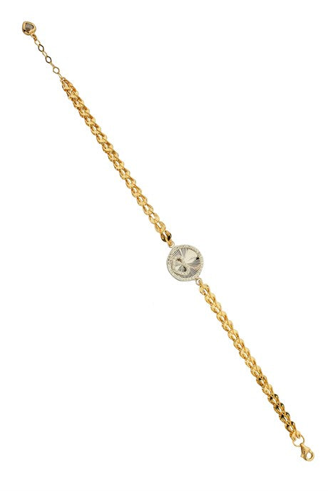 Pulsera de corazón de oro macizo | 14K (585) | 5,34 gramos