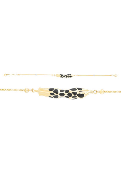 Solid Gold Tiger Bracelet