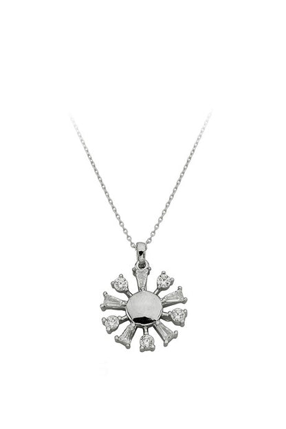 Solid Gold Snowflake Necklace | 14K (585) | 1.51 gr