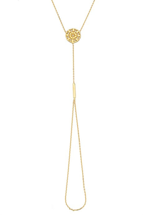 Solid Gold Snowflake Bracelet Bashmer | 14K (585) | 1.80 gr