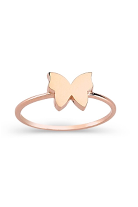 Solid Gold Butterfly Ring | 14K (585) | 1.20 gr