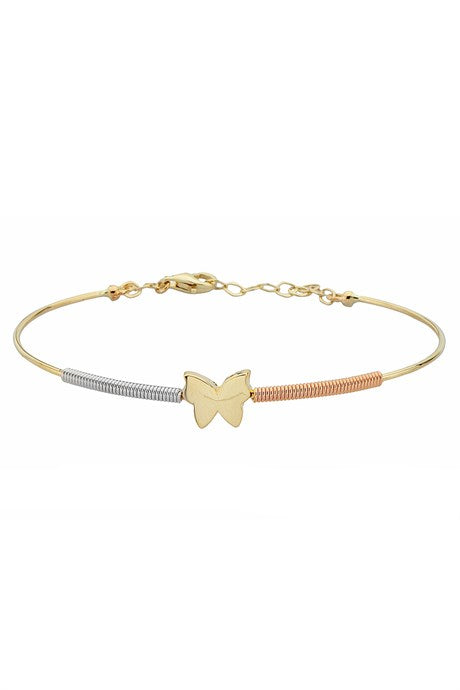 Solid Gold Butterfly Bracelet | 14K (585) | 3.74 gr