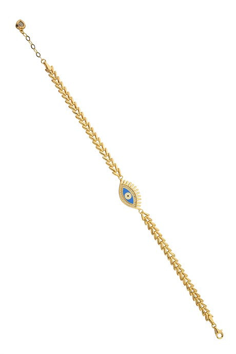 Bracelet oeil de cils en or massif | 14K (585) | 5,98 grammes