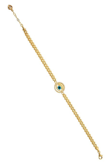 Bracelet oeil de cils en or massif | 14K (585) | 4,67 grammes