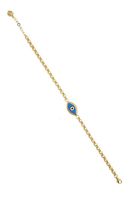 Bracelet oeil de cils en or massif | 14K (585) | 4,05 grammes