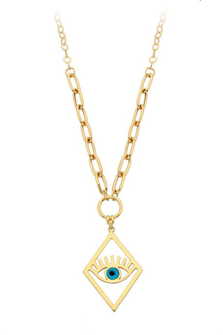 Collier oeil de cils en or massif | 14K (585) | 6,60 gr